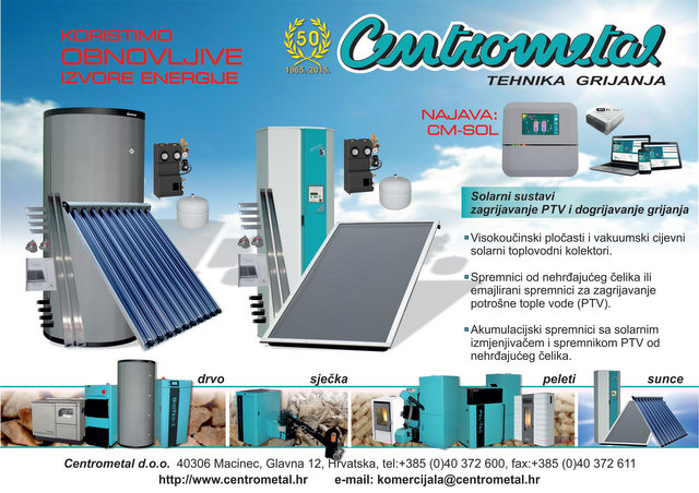 Pročitajte više o članku Centrometal – BESPLATNA energija Sunca – Hausbau br.100 (03/04 2018)