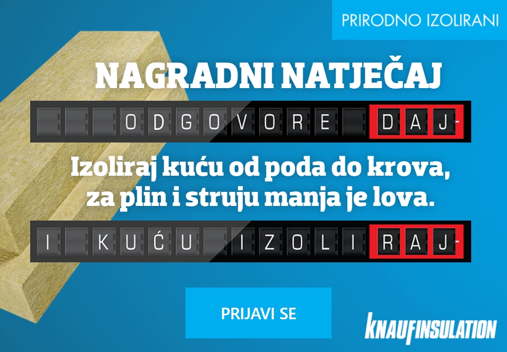 Pročitajte više o članku Nagradni natječaj  KNAUF INSULATION